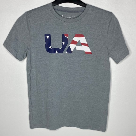 under armour shirt with american flag